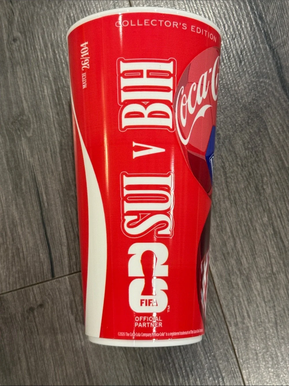 🧨2026 World Cup in Los Angeles 6/18/2026 collector cup & Visa bag FIFA